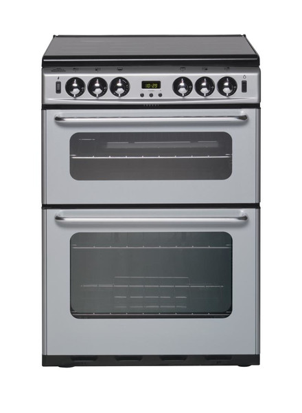 New World 600TSIDOm Freistehend Gas hob Silber