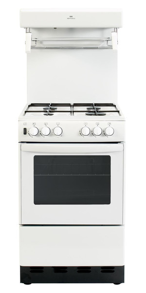 New World 50THLG Отдельностоящий Gas hob Черный, Белый