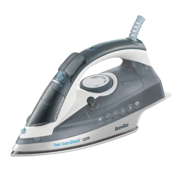 Breville VIN224 Steam iron Ceramic soleplate 2400Вт Серый, Белый утюг