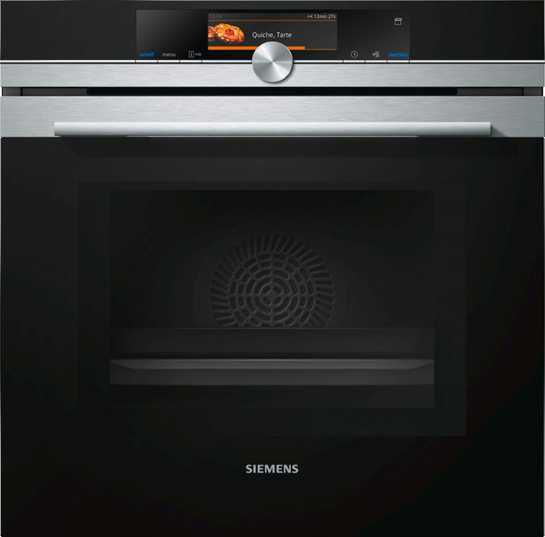 Siemens HN678G4S1 Electric oven 67l A Schwarz, Edelstahl Backofen