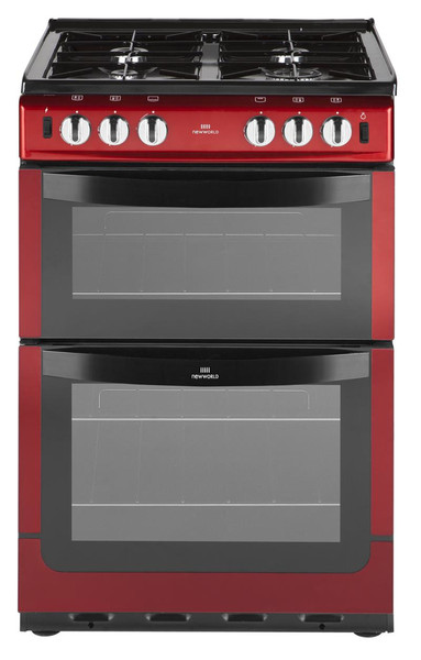 New World NW551GTC Freestanding Gas hob Red