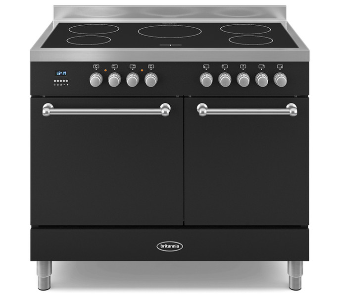 Britannia Wyre 100cm twin Freestanding Induction hob A Black