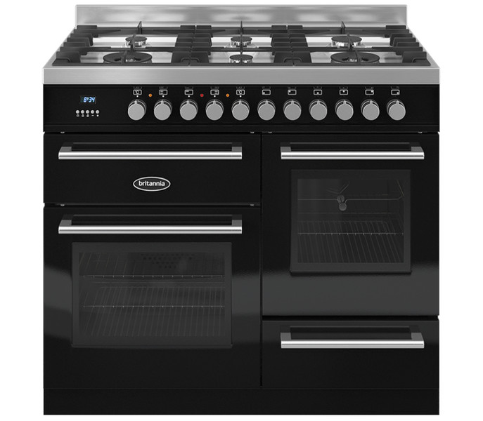 Britannia Q Line 100cm XG Freestanding Gas hob A Black