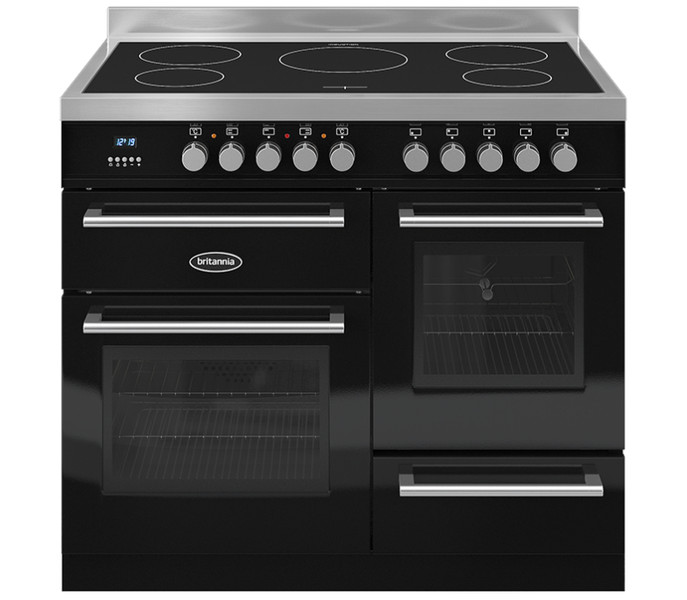 Britannia Q Line 100cm XG Freestanding Induction hob A Black