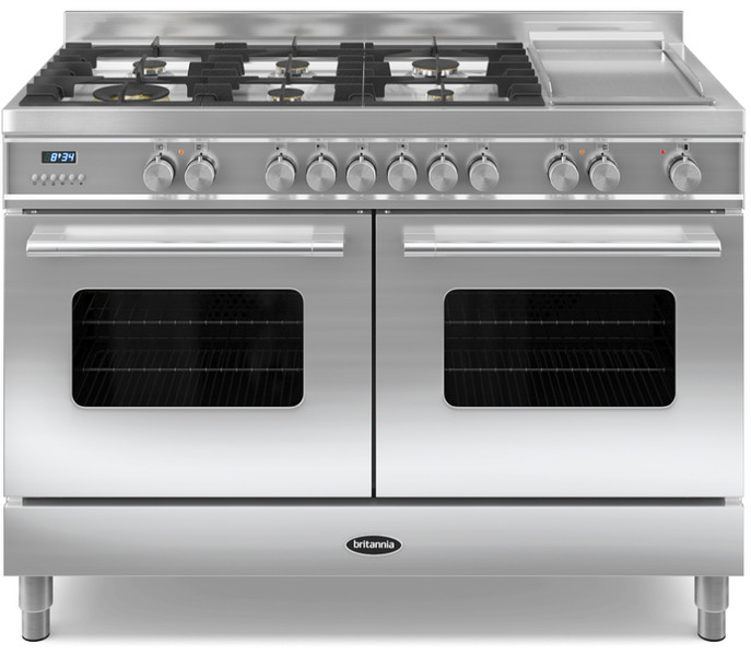 Britannia Delphi 120cm twin Отдельностоящий Gas hob A Нержавеющая сталь