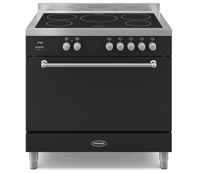 Britannia Wyre 90cm single Freestanding Induction hob A Black