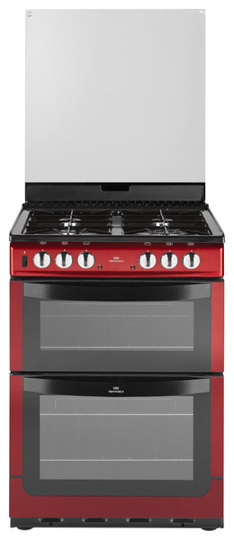 New World NW601DFDOL Freestanding Gas hob Red