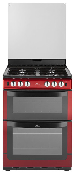 New World NW601GDOL Freistehend Gas hob Rot