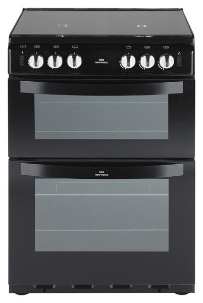 New World NW601GDOL Freistehend Gas hob Schwarz