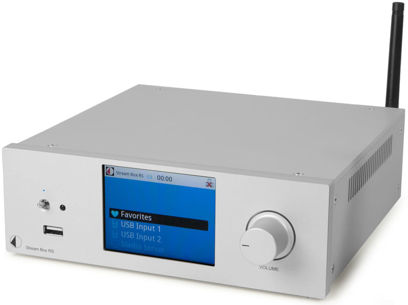 Pro-Ject Stream Box RS Eingebauter Ethernet-Anschluss WLAN Silber Digitaler Audio-Streamer