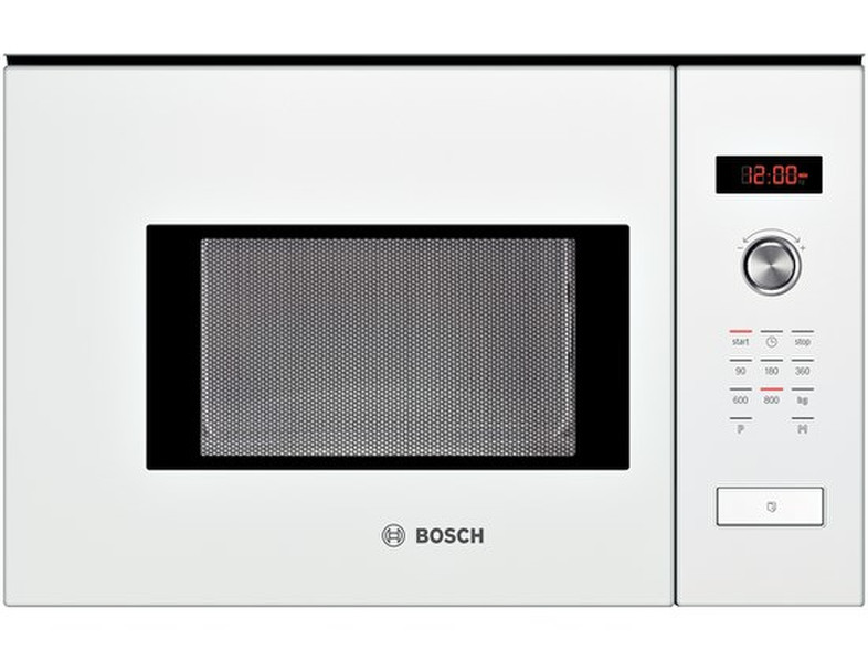 Bosch HMT75M624B Built-in 20L 800W White microwave