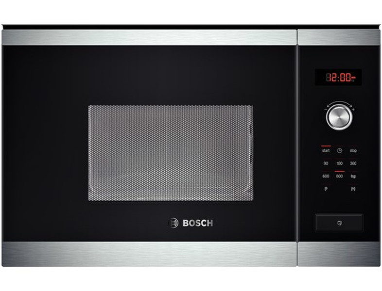 Bosch HMT75M654B Built-in 20L 800W Black,Stainless steel microwave