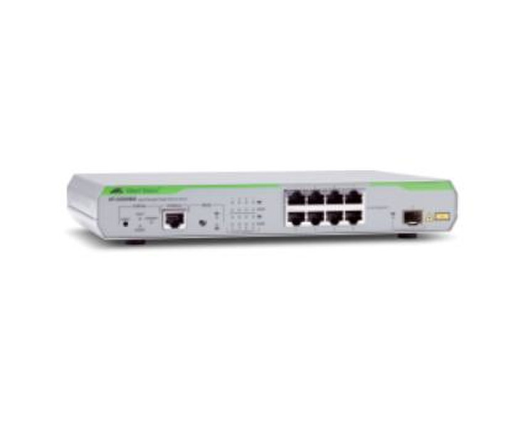 Allied Telesis AT-GS908M Управляемый L2 Gigabit Ethernet (10/100/1000) Белый сетевой коммутатор