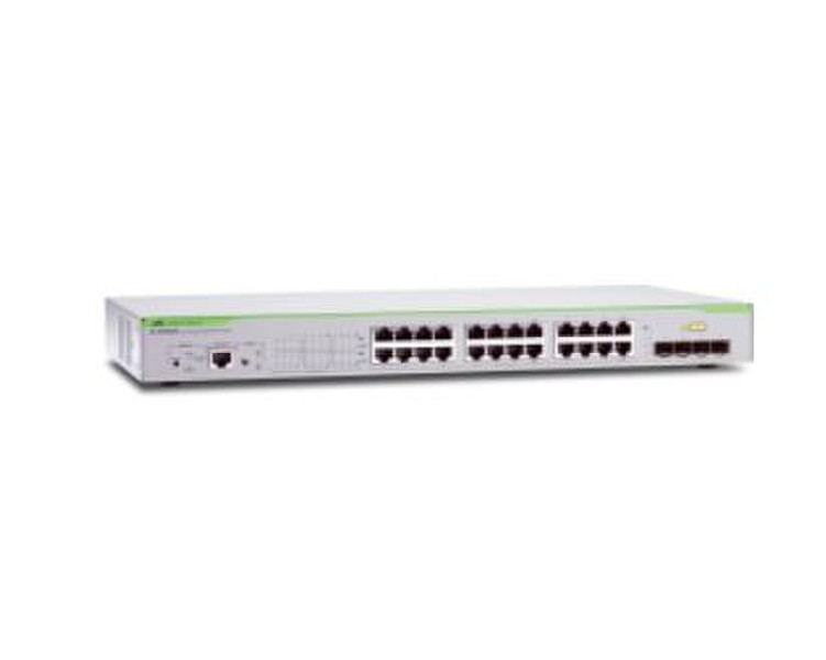 Allied Telesis AT-GS924M Управляемый L2 Gigabit Ethernet (10/100/1000) 1U Белый сетевой коммутатор