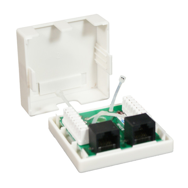Nanocable 10.21.1502 RJ-45 White socket-outlet