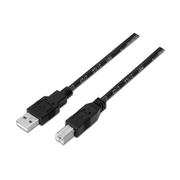 Nanocable 10.01.0102-BK 1m USB A USB B Black USB cable