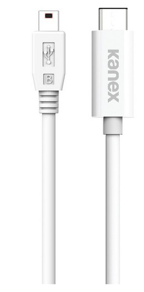 Kanex KUCMN111M 1.2м USB C Mini-USB B Белый кабель USB