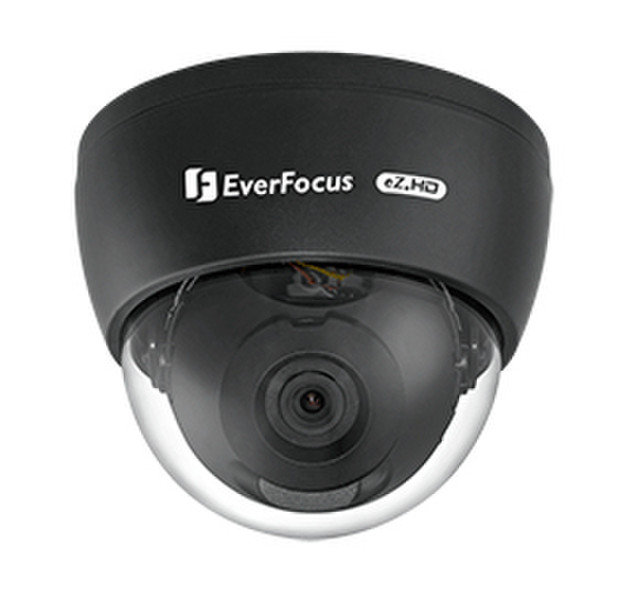 EverFocus ECD900B CCTV security camera Для помещений Dome Черный камера видеонаблюдения