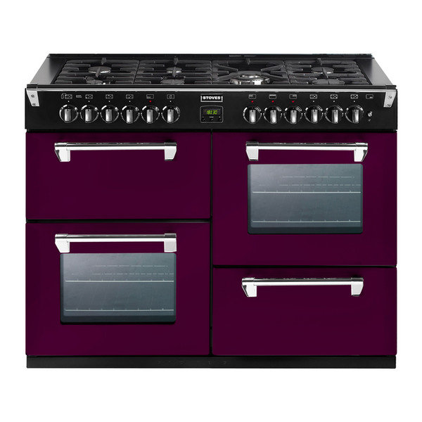 Stoves Richmond 1000DFT Freestanding Gas hob A Burgundy