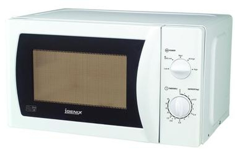 Igenix IG2008 Countertop 20L 800W White microwave