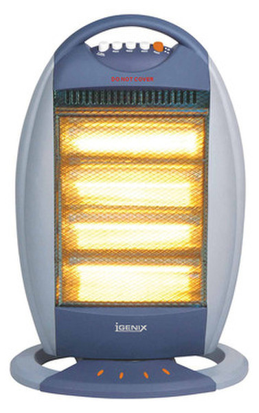 Igenix IG9516 Floor 1600W Blue,Silver Halogen electric space heater