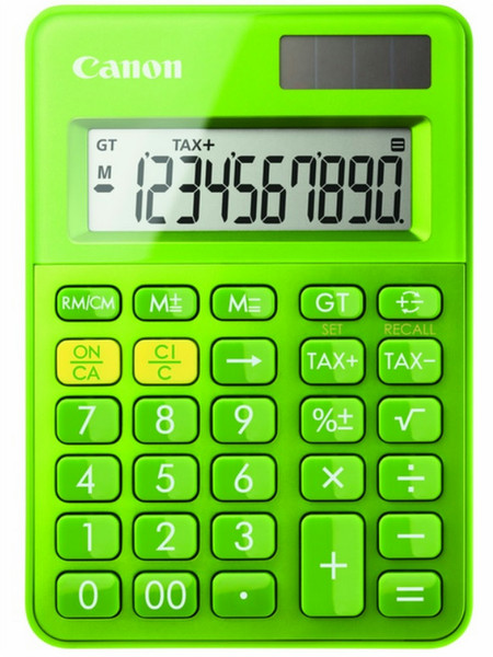 Canon LS-100K Desktop Basic calculator Green