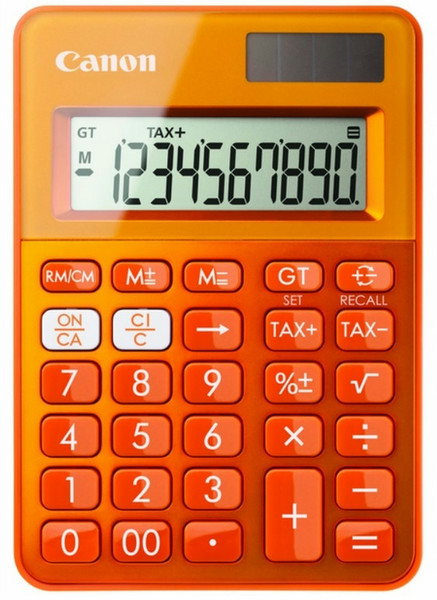Canon LS-100K Desktop Basic calculator Orange