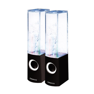 Omega OG12DSB Stereo 6W Röhre Schwarz Tragbarer Lautsprecher