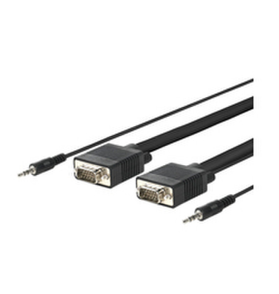 VivoLink 30m VGA + 3.5mm m/m 30m VGA (D-Sub) VGA (D-Sub) Schwarz