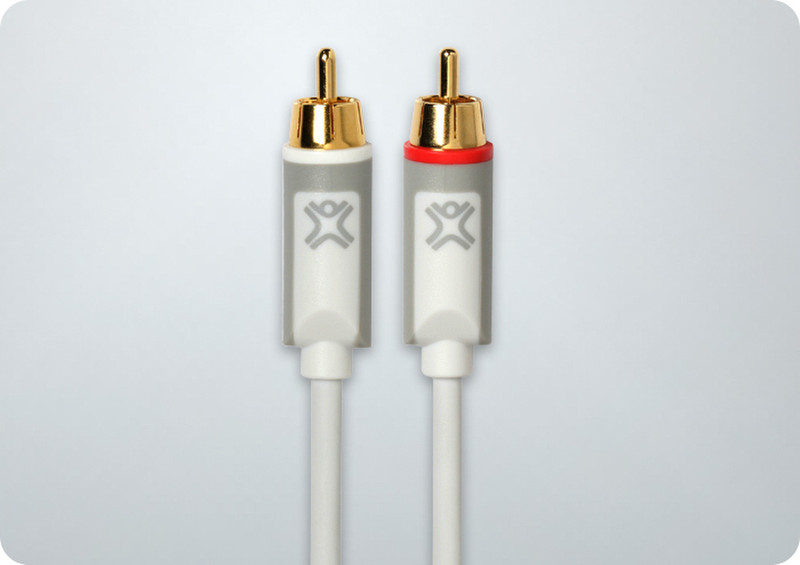 XtremeMac XtremeHD 2M Analog Audio Cable 2м Серый аудио кабель