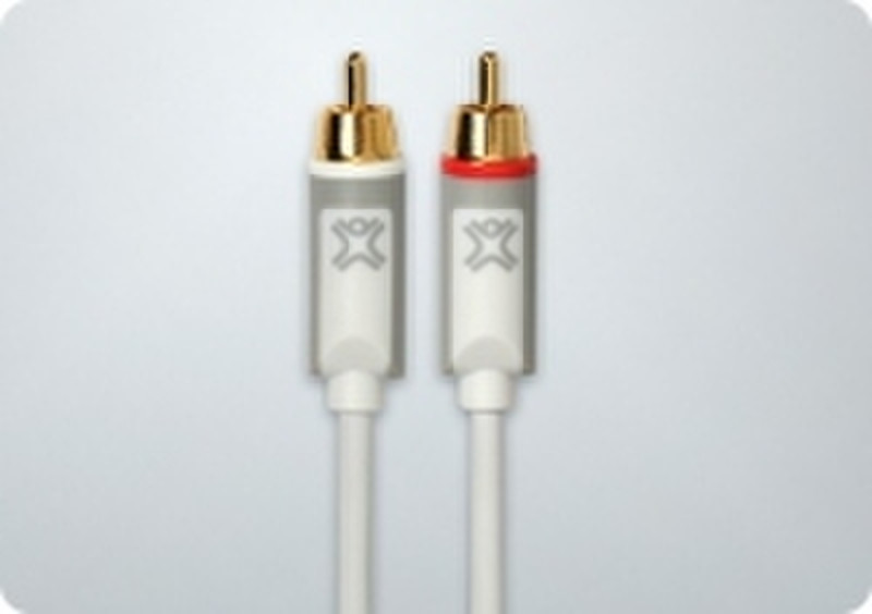 Imation XtremeHD 2M Analog Audio Cable 2m Grey audio cable