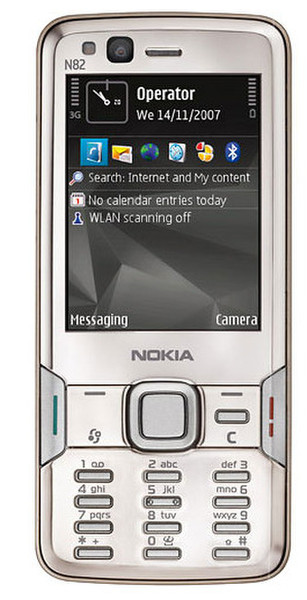 Nokia N82 Cеребряный смартфон