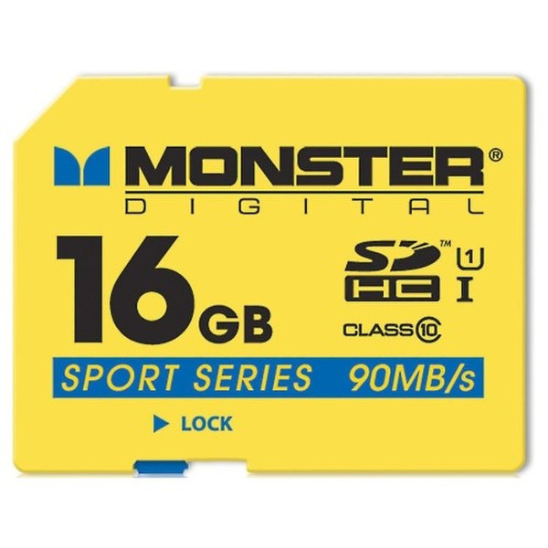 Monster Digital 16GB SDHC 16GB SDHC UHS Class 10 memory card