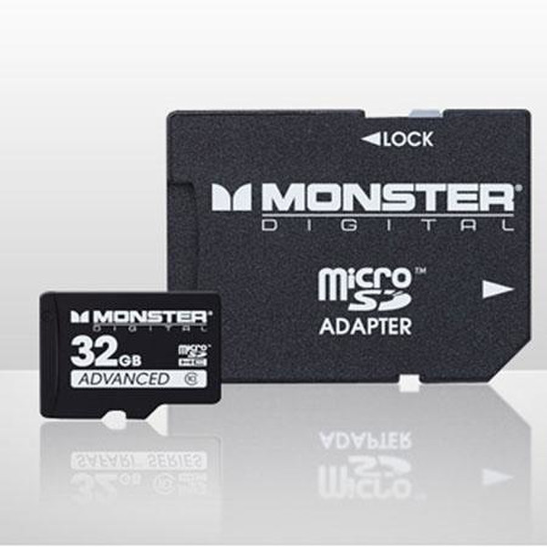 Monster Digital 32 GB microSDHC 32GB MicroSDHC Class 10 memory card