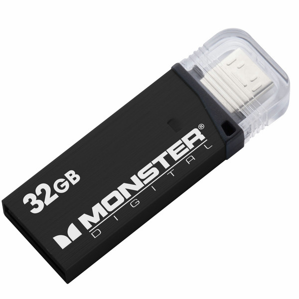 Monster Digital OTG Drive 32GB USB 3.0 32GB USB 3.0/Micro-USB Black USB flash drive