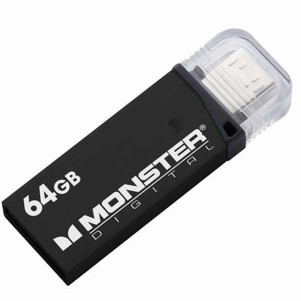 Monster Digital OTG Drive 64GB USB 3.0 64GB USB 3.0/Micro-USB Black USB flash drive