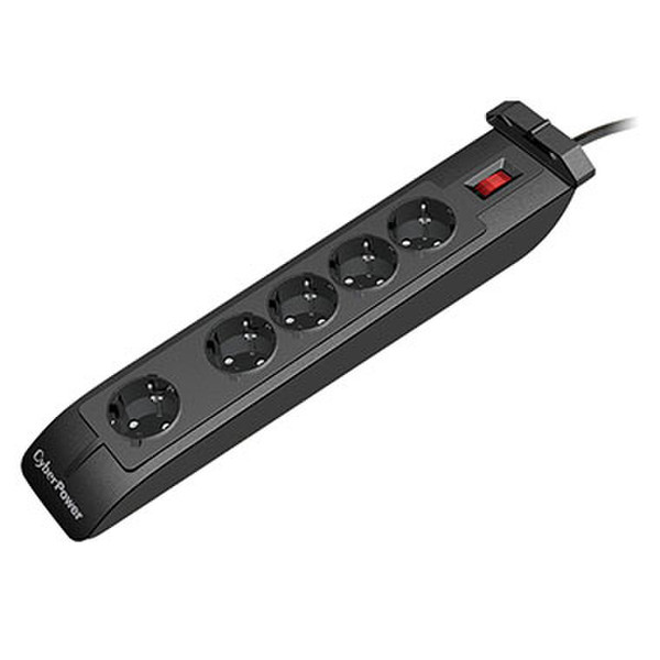 CyberPower SB0502BA 1.8m 5AC outlet(s) 250V 1.8m Black surge protector