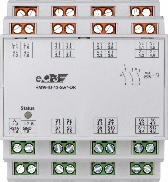 EQ3-AG HMW-IO-12-SW7-DR IP20 Серый electrical actuator