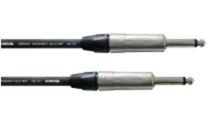 Cordial CXI 3 PP 3m 6.35mm 6.35mm Schwarz, Silber Audio-Kabel