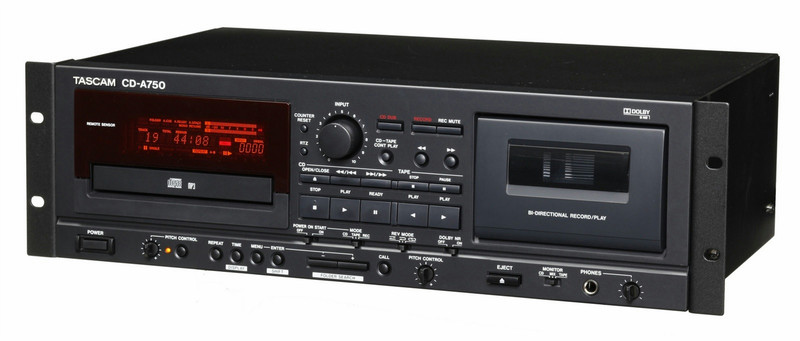 Tascam CD-A750 Personal CD player Black