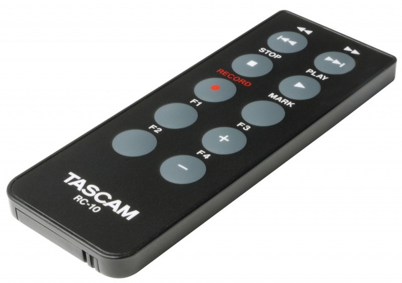 Tascam RC-10 Wired Press buttons Black remote control