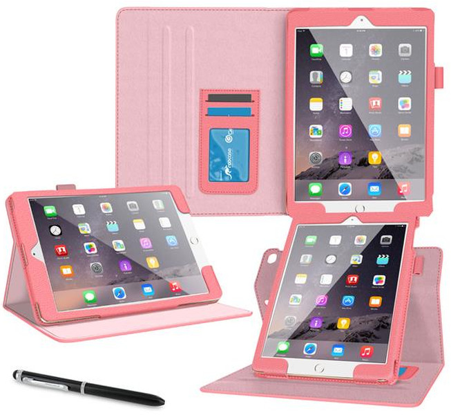 Roocase YM1-APL-AIR2-DV-PI 9.7Zoll Blatt Pink Tablet-Schutzhülle
