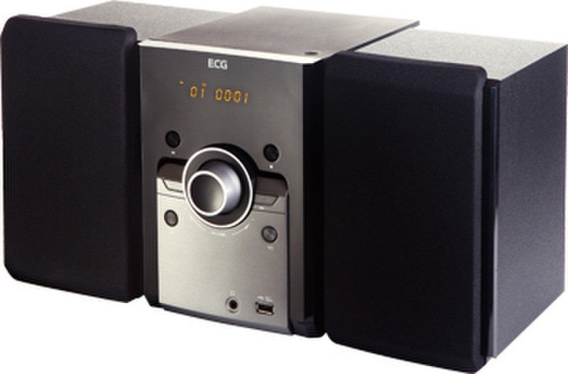 ECG XENON C 222 Micro set 10W Black,Stainless steel home audio set