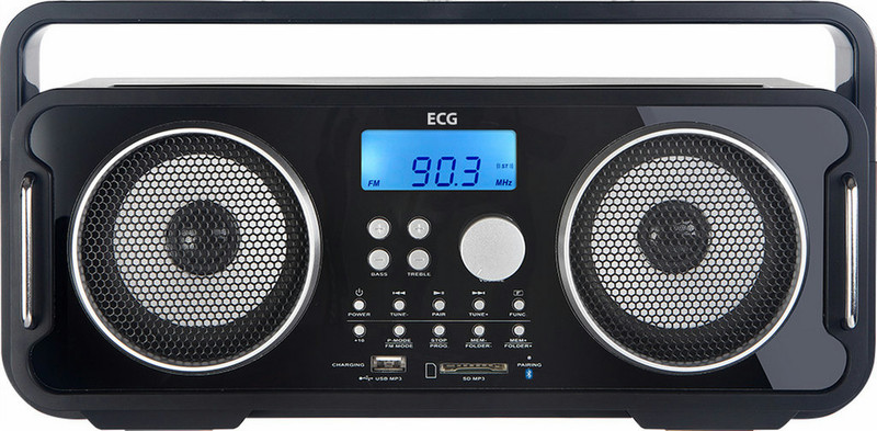 ECG BTR 1000 Tragbar Digital Schwarz Radio