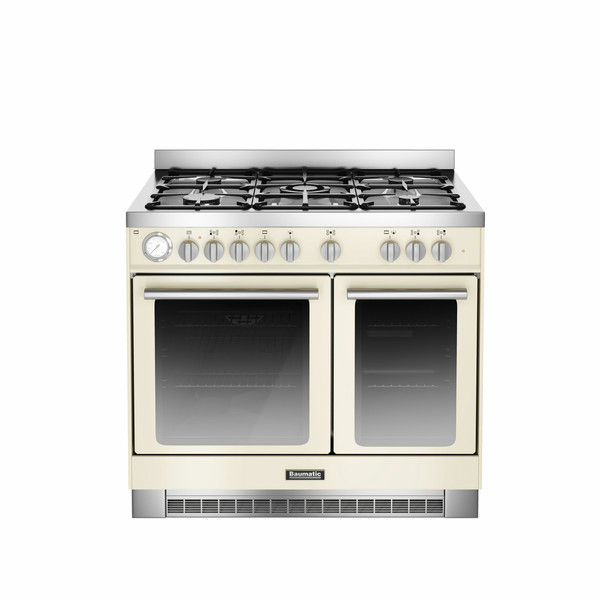 Baumatic BCD925IV Freestanding Gas hob A Ivory cooker