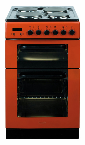 Baumatic BCE520R Отдельностоящий Induction hob A Красный кухонная плита