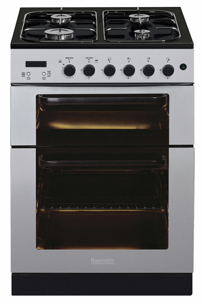 Baumatic BCG625SS Отдельностоящий Gas hob Нержавеющая сталь кухонная плита