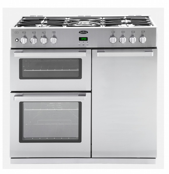 Belling DB4 90DFT Professional Freestanding Gas hob A Stainless steel