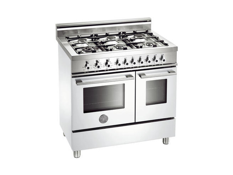 Bertazzoni W90 6 MFE BI Отдельностоящий Gas hob Белый