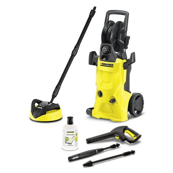 Kärcher K4 Premium Home Вертикальный Электрический 420л/ч 1800Вт Черный, Желтый pressure washer